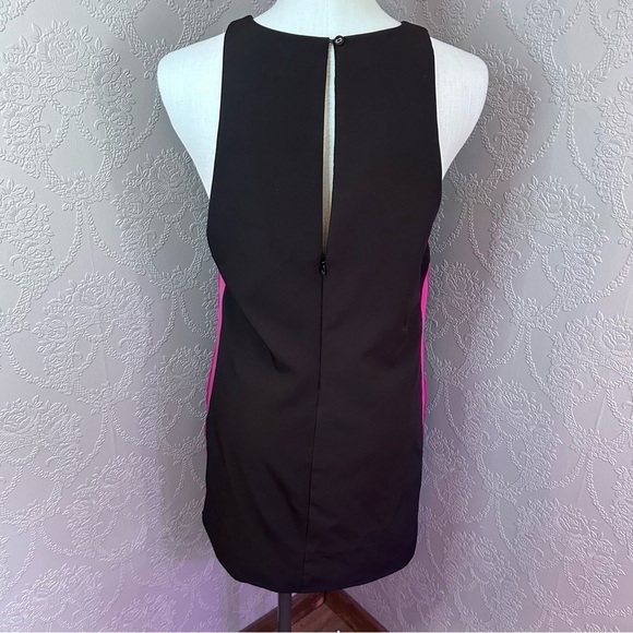 Black and Red Sleeveless Dress Lovers + Friends L large side panel - Picture 5 of 8